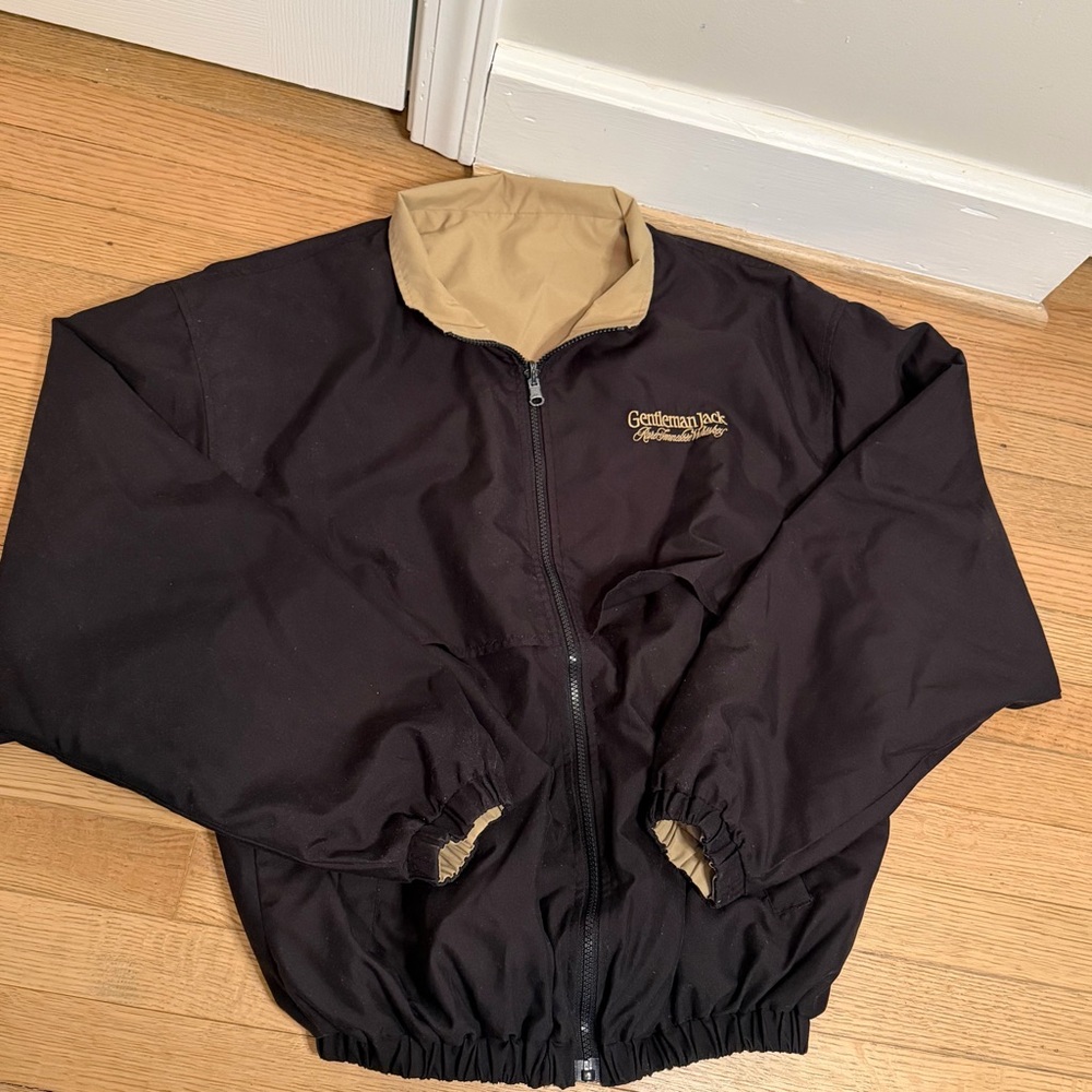Gentleman Jack Black and Tan Windbreaker